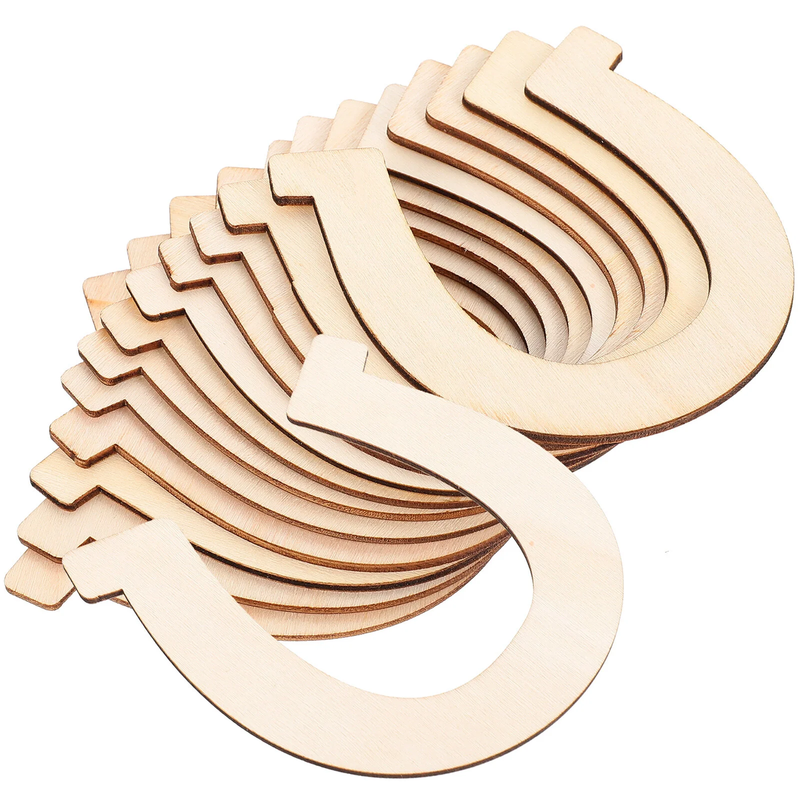 

Pillar Unfinished Wooden Chip Horseshoe Shaped Graffiti Wood Piece Wood Horseshoe Chip
