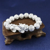 charms men and women temperament silver plated transfer beaded bracelet beautifully carved animal 2020 lucky transport bracelets