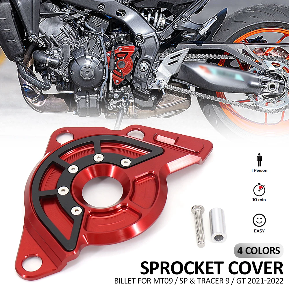 New 2021 2022 Motorcycle Accessories Front Chain Sprocket Guard Cover For Yamaha MT 09 MT09 MT-09 SP FZ09 Tracer 9 TRACER 900 GT