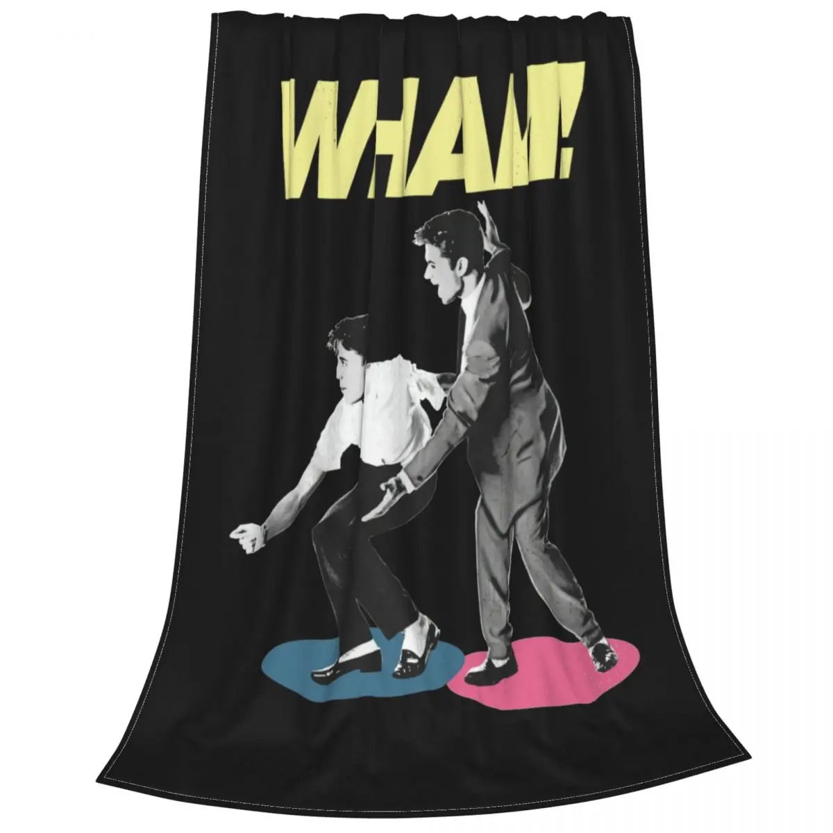 Ультрамягкое Флисовое одеяло из микрофибры Wham George Michael Jitterbug Dance Pop Music Ridgeley Tour Merch -