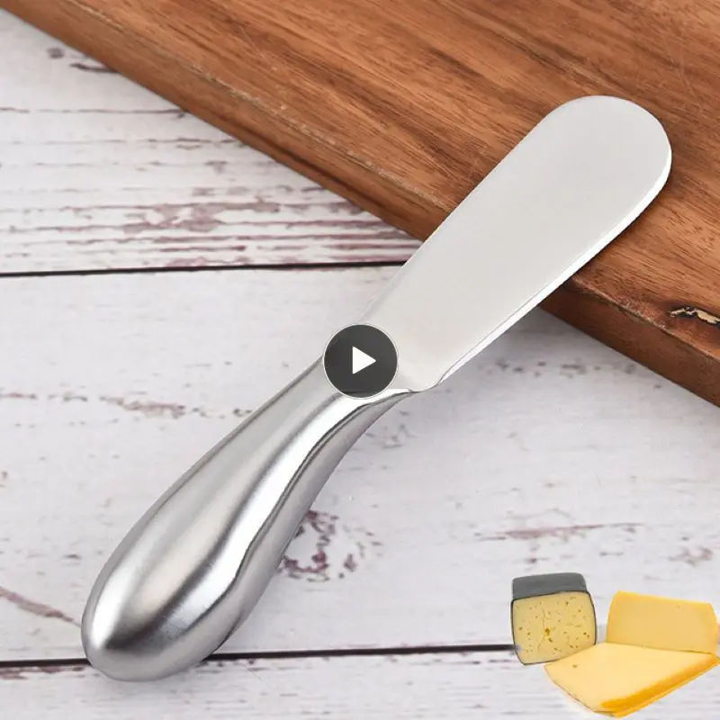 

Dessert Jam Knife Household Thickened Butter Knife Cheese Slicer Butter Applicator Cheese Knife Cream Knife Kitchen Tools