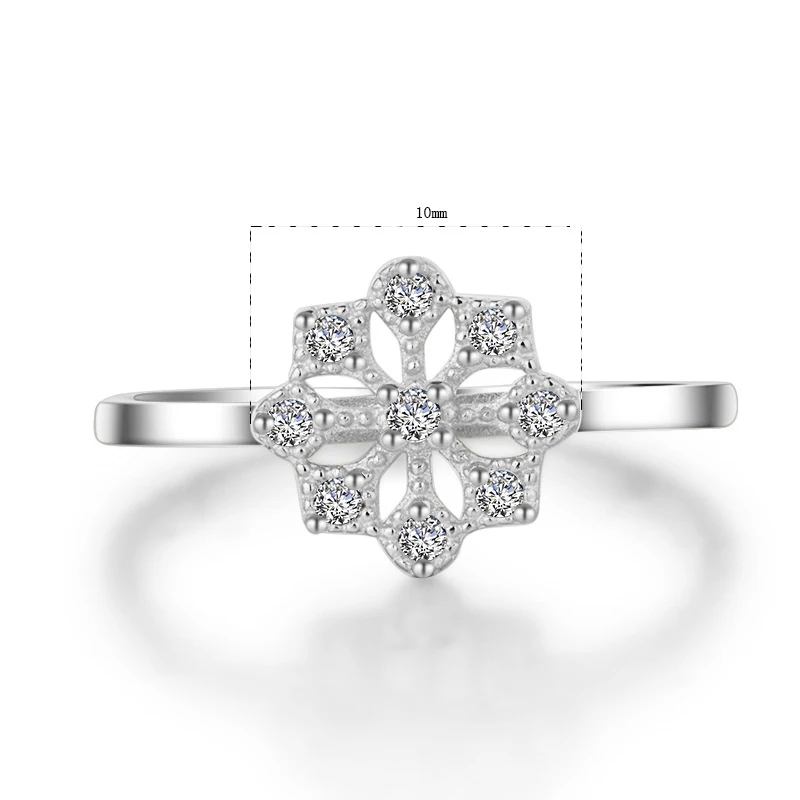 Кольсветильник женское из тибетского серебра 925 пробы с фианитом 14 к | Украшения и