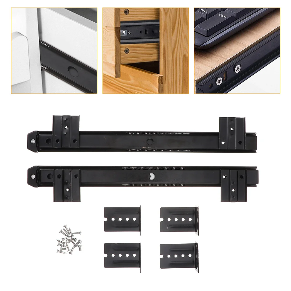 Guides Glides Replacement Parts Full Extension Rails Brackets Heavy Duty