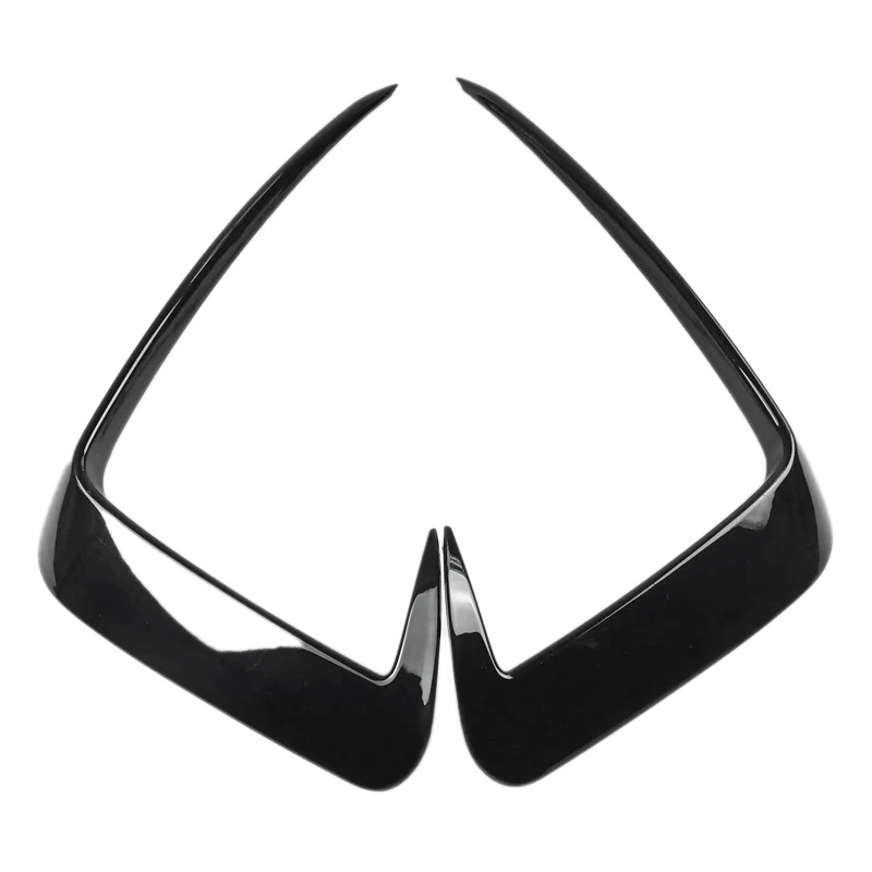 

Car Front Bumper Spoiler Air Knife Fog Lamp Cover For-Audi A4 B9 2017-2019