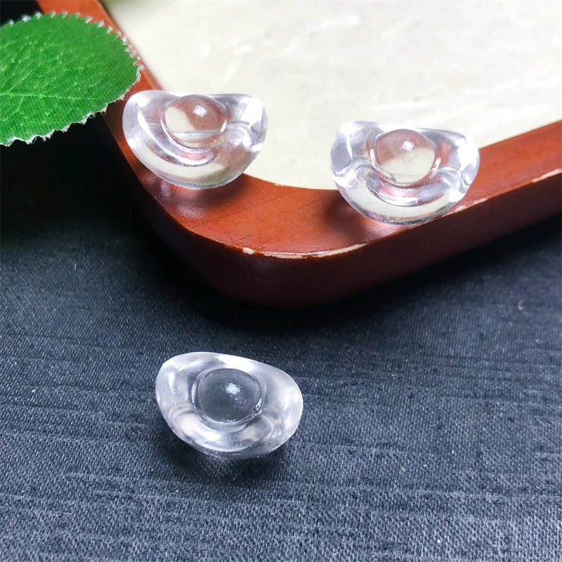 5 шт. натуральный прозрачный кварц Lngot резьба Исцеление драгоценный камень резной