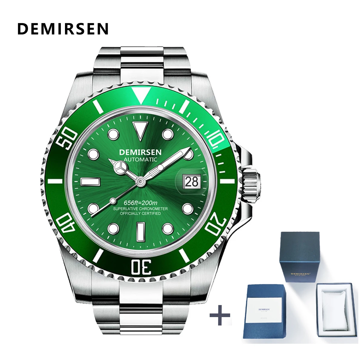 Мужские Водонепроницаемые механические часы с автоподзаводом 200 м |