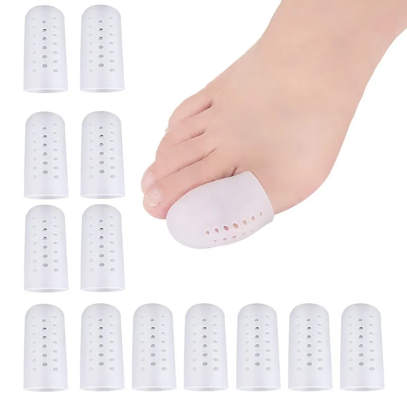 

2 шт., силиконовые накладки на большие пальцы ног, для защиты вросших ног