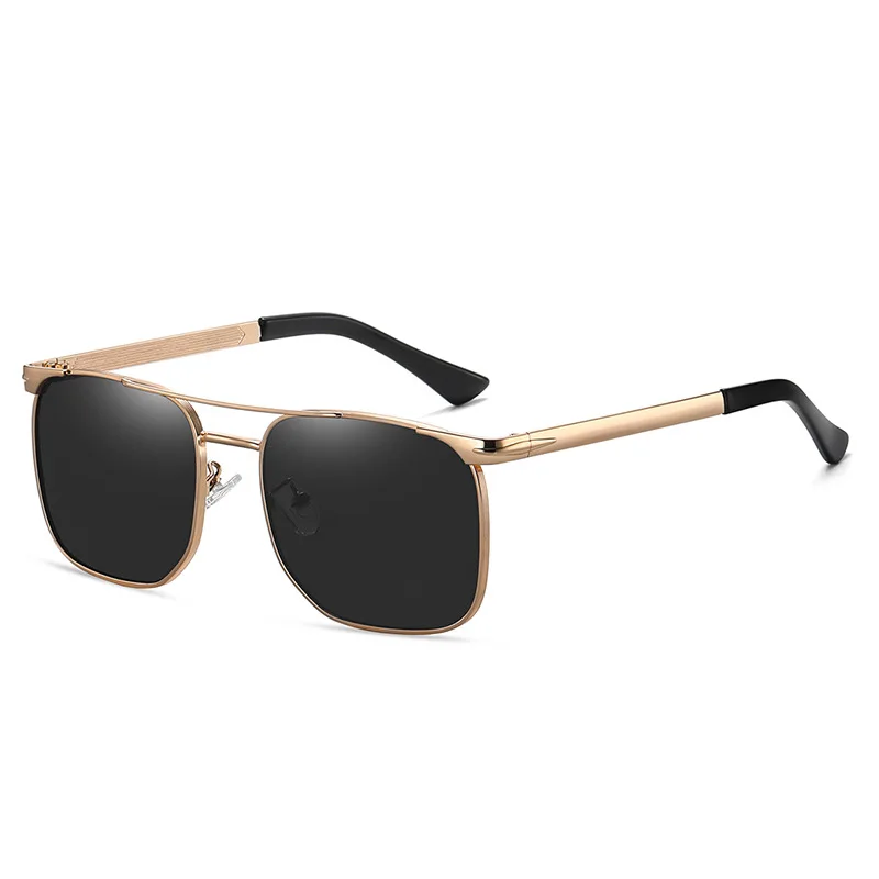

2022 Men's Driving Glasses Ladies Fashion Pilot Gradient Brown Sunglasses Vintage High Quality Punk Sunglasses Oculos De Sol