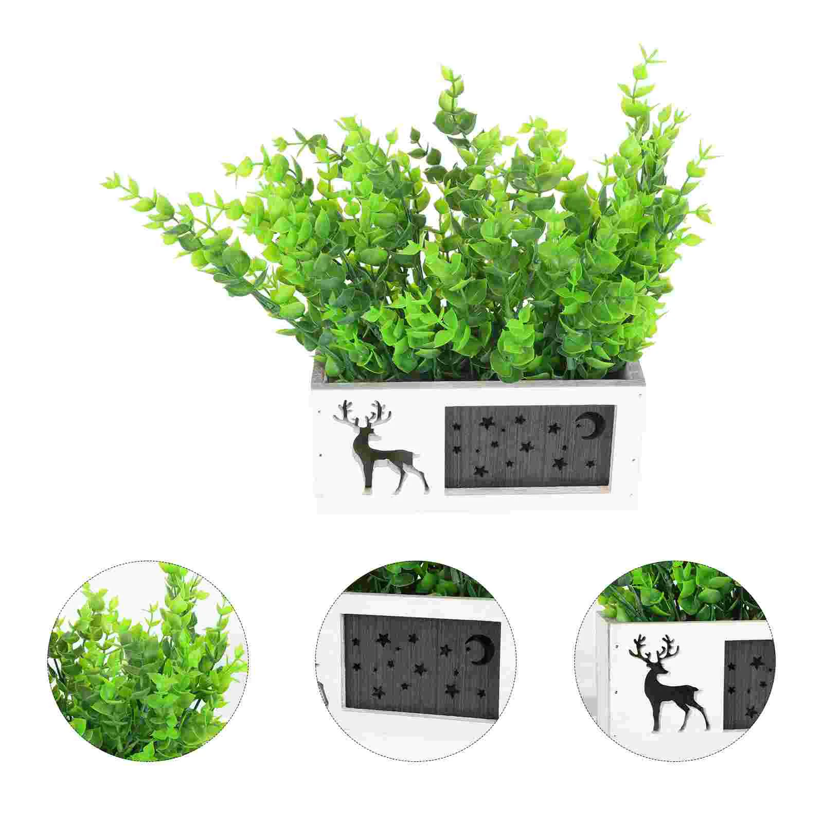 

Flowers Simulated Bonsai Imitated Decorative Potting Decoration Fake Potted Desktop