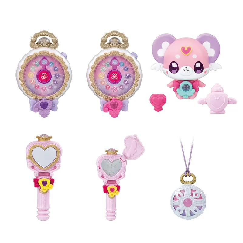 Фото ﻿   Аксессуары для костюмов Pretty Cure от Bandai Gashapon: карманные часы, волшебное зеркало, устройство для трансформации, периферийные устройства. №1