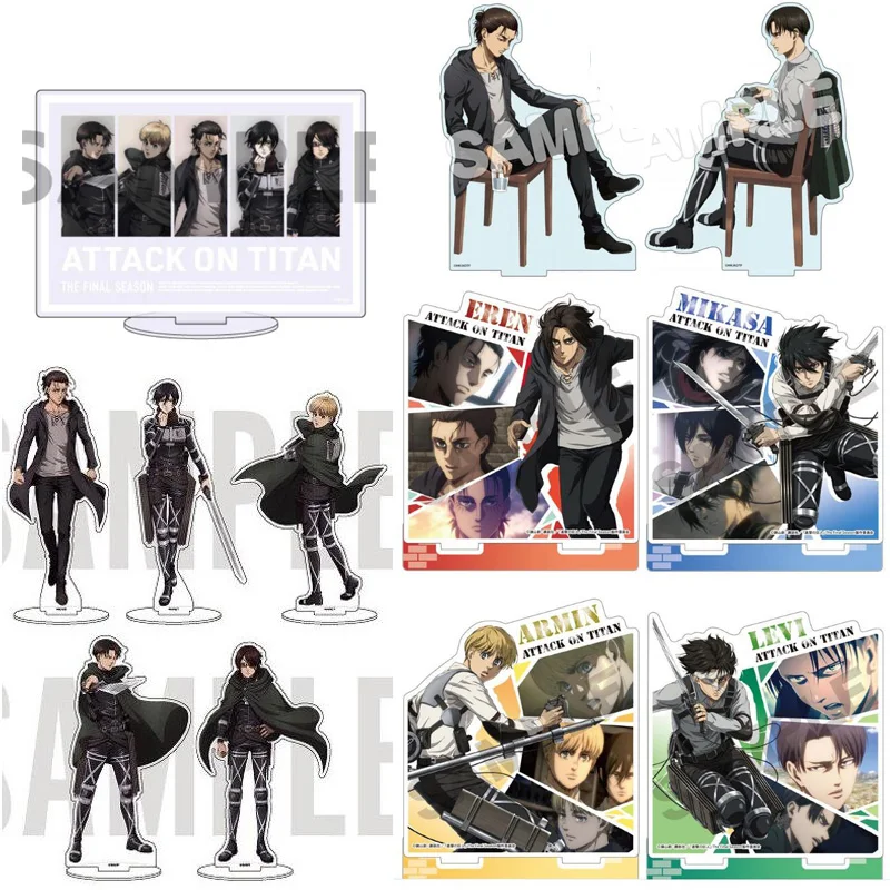 Горячее аниме атака на Титанов Эрен джейер Микаса Леви · Ackerman Фотография модели