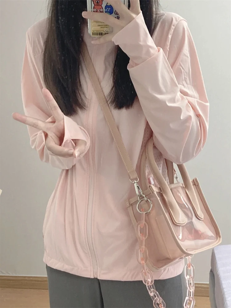 

Hiking Jacket Women's Fashion UV Protection Spring Summer 2022 New Style Can Be Worn Outside The Zipper Thin Camping Clothing