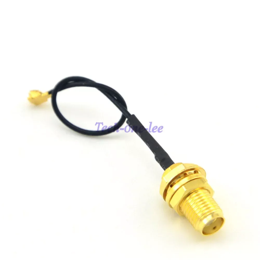 

5 piece/lot 2.7'' u.FL/IPX to SMA Female 1.13 Cable Wifi Coax PCI Card Bulkhead 7cm