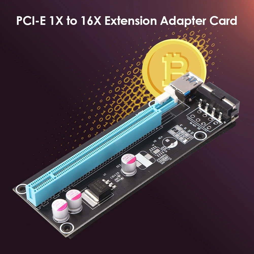 

Кабель-удлинитель PCI-E, USB 3,0, SATA к 4Pin Power
