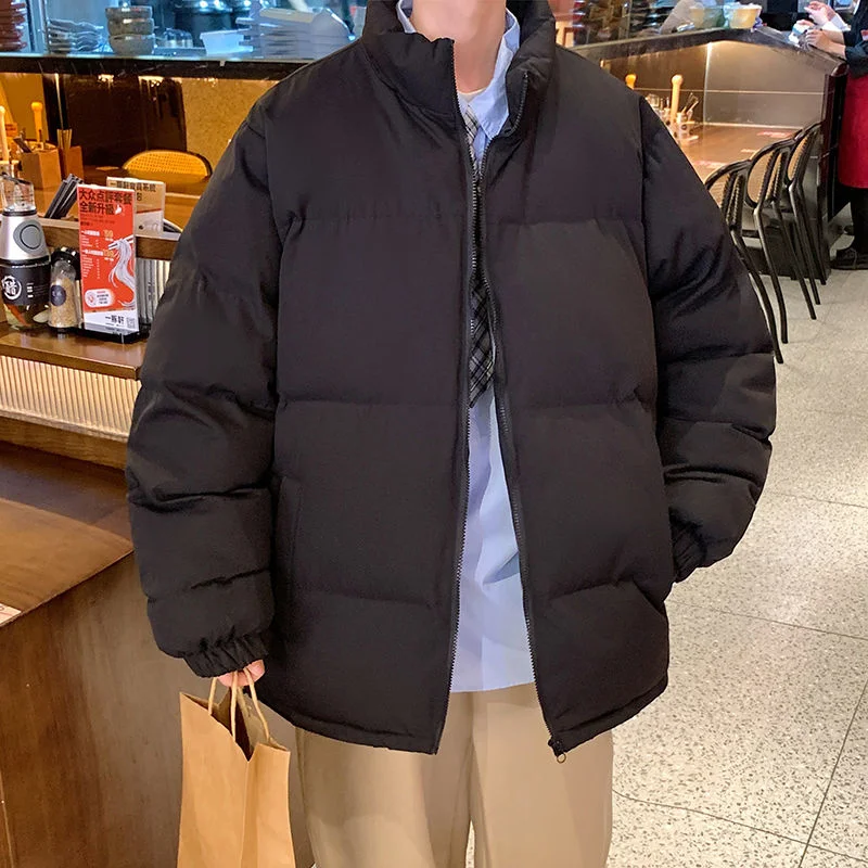 Winter Jacket Men Warm Fashion 6 Colors Casual Thickening Jacket Men Streetwear Loose Short Coat Mens Parker Plus Size M-5XL