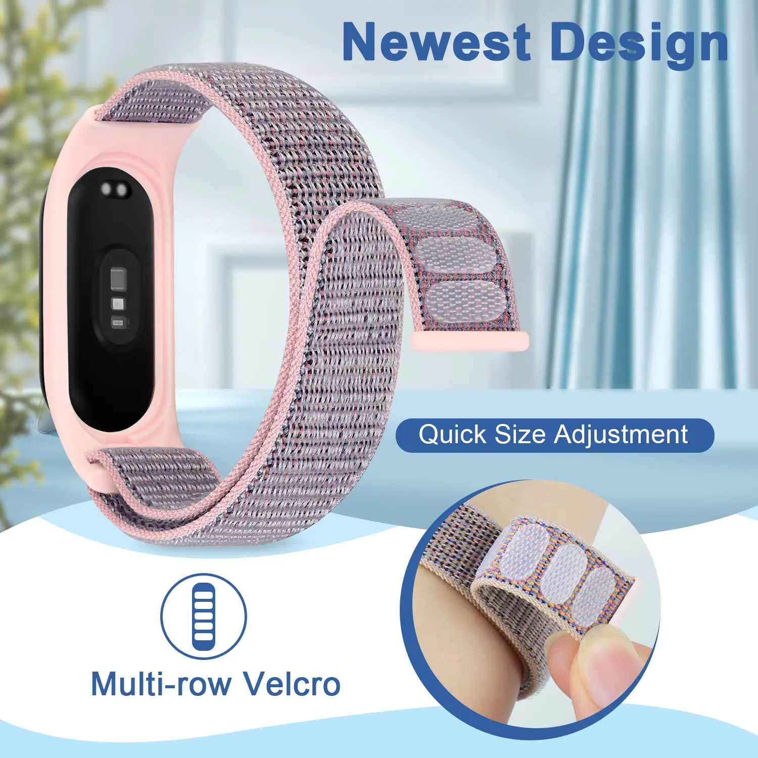 Фото Нейлоновый браслет-петля для умных часов Xiaomi Mi Band 7-7 nfc Sports Miband7 Correa Сменный браслет smartband 7 6 5 4 3 Ремешок №4