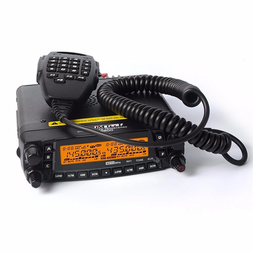 

Long Distance 100km Cb Radio Walkie Talkie 50W Quad Band Car Intercom 809 Channels Radio Station Cross Band Repeater TH9800