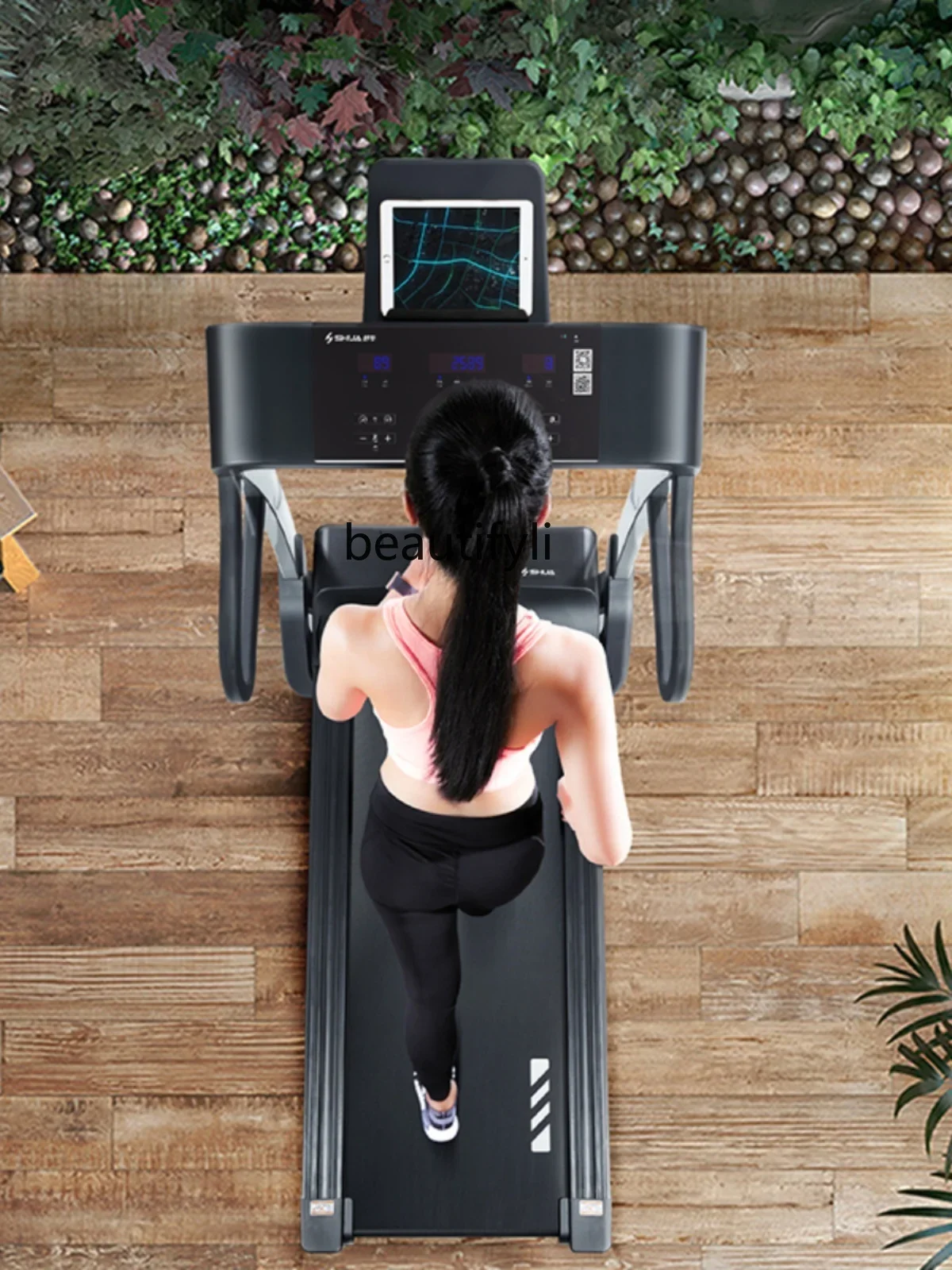 Складная беговая дорожка для дома ультратихая скалолазания тренажерного зала с