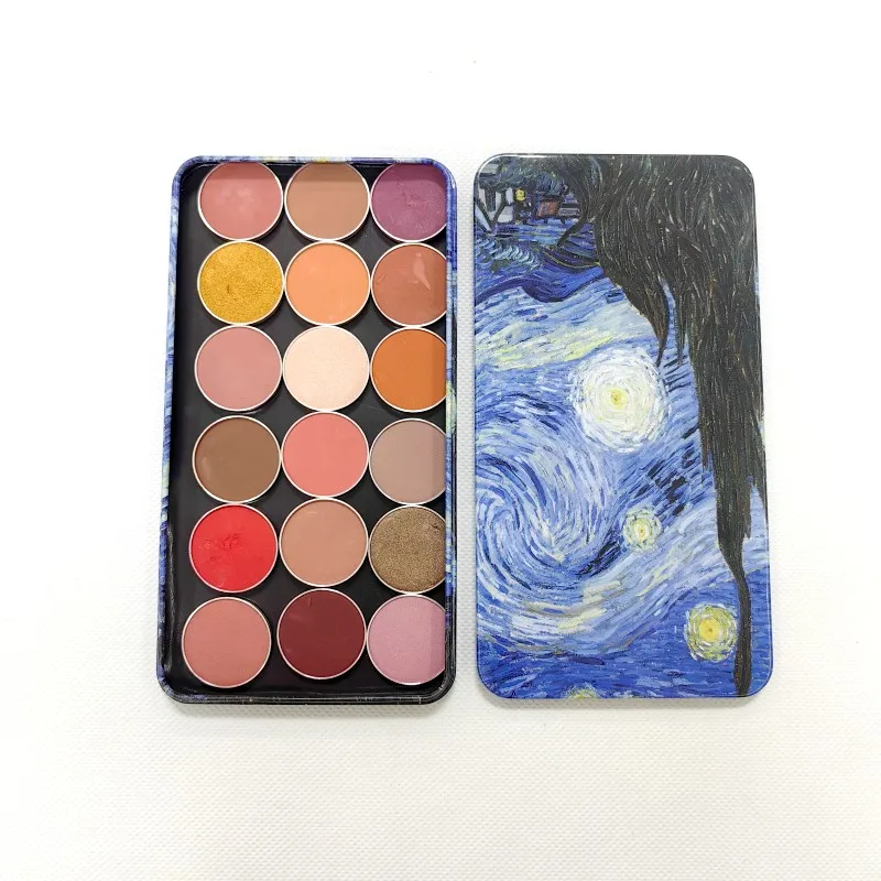 Металлическая железная Палетка для макияжа 1 2 см