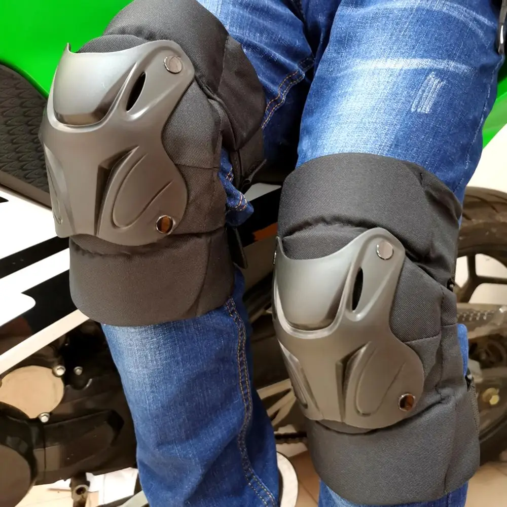 

1Pair Motorcycle Knee Pads Motocross Knee Protector Guard Moto Knee Protector Cold-Proof Crashproof Gear Guards Motorcycle Short