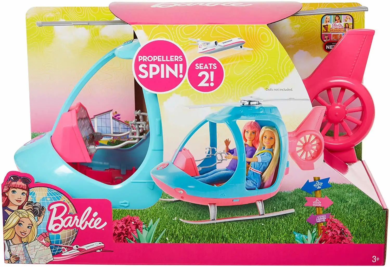 Игрушка Barbie Путешествие Вертолет|Куклы| |