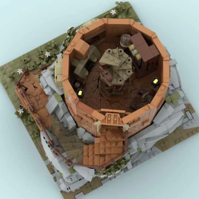 Средневековый замок модель Moc строительные кирпичи городские ворота и башня