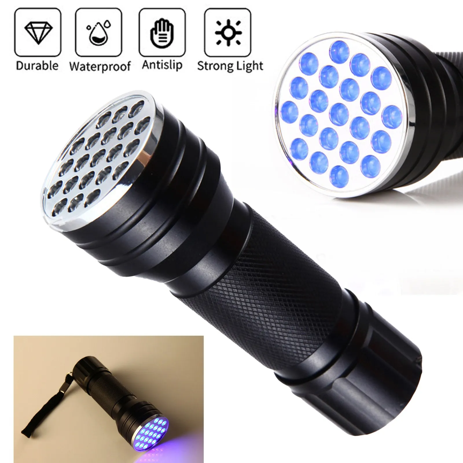 

Фонарь УФ-фонарь светодиодный алюминиевый, 3 шт., 395-нм