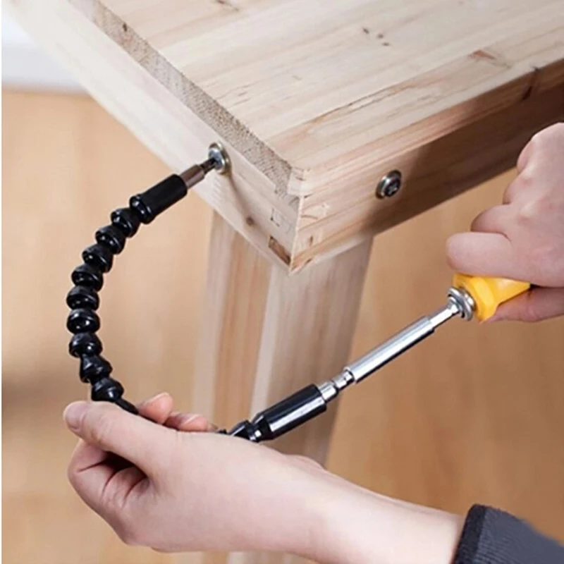

1 Pcs Universal universal flexible shaft extension rod easy to screw the screw hose connection shaft sleeve electric drill elect