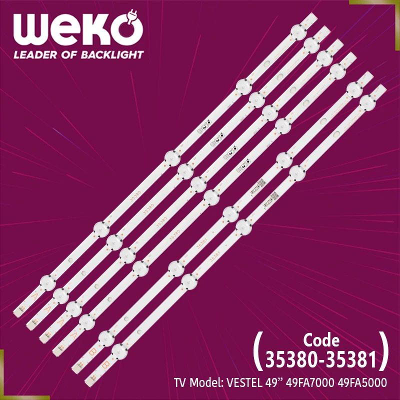 

WKSET-5170 35380 X4 vv490a32 светодиодный шт Светодиодная панель
