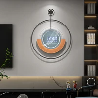 electronic original wall clock modern 3d design luxury digital living room decor watch automatic saat wall clock for kitchen