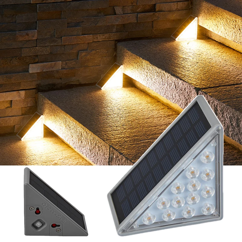

Solar Light Waterproof Solar Led Light Outdoor Sunlight Light for Garden Courtyard Street Balcony Decor LED Solar Stair Lamp