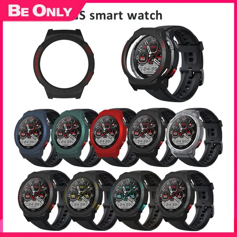 

For Mibro Gs Smartwatch Protector Case Frame Hard Cover Half Wrap Protective Shell Case Watch Case Pc Watch