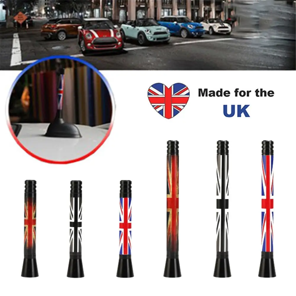 

New Anniversary National Day Print R adio Receive Signal Aerial UK Flag Car Antenna British Union Jack