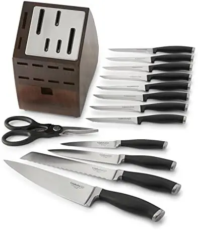 

Self-Sharpening 20-Piece Knife Block Set with SharpIN Technology, Black Mini spoon Tableware Spoons Spoon