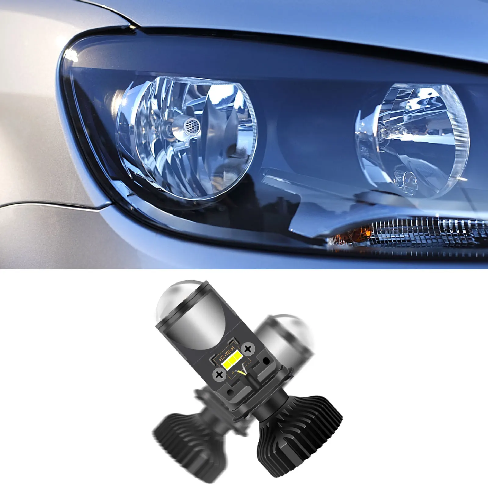 Автомобильные светодиодные фары серии 2022 Gm лампа встроенный луч