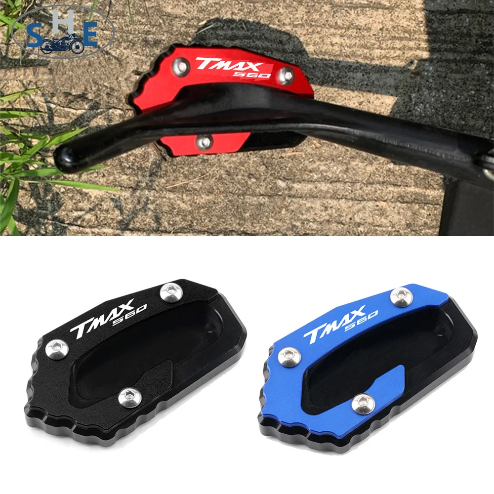 

LOGO "TMAX560" For Yamaha T-MAX TMAX 530 560 SX DX TMAX530 TMAX560 Motorcycle Kickstand Side Stand Extension Pad Enlarge Plate