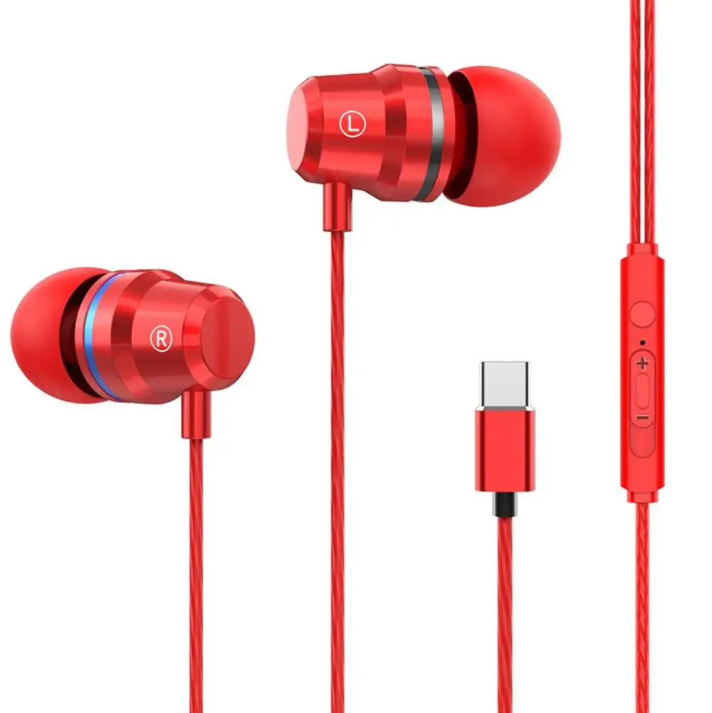 

G2 Ergonomic Headset Type-c Subwoofer In-ear Wired Control Headset With Built-in High-definition Microphone hotselling