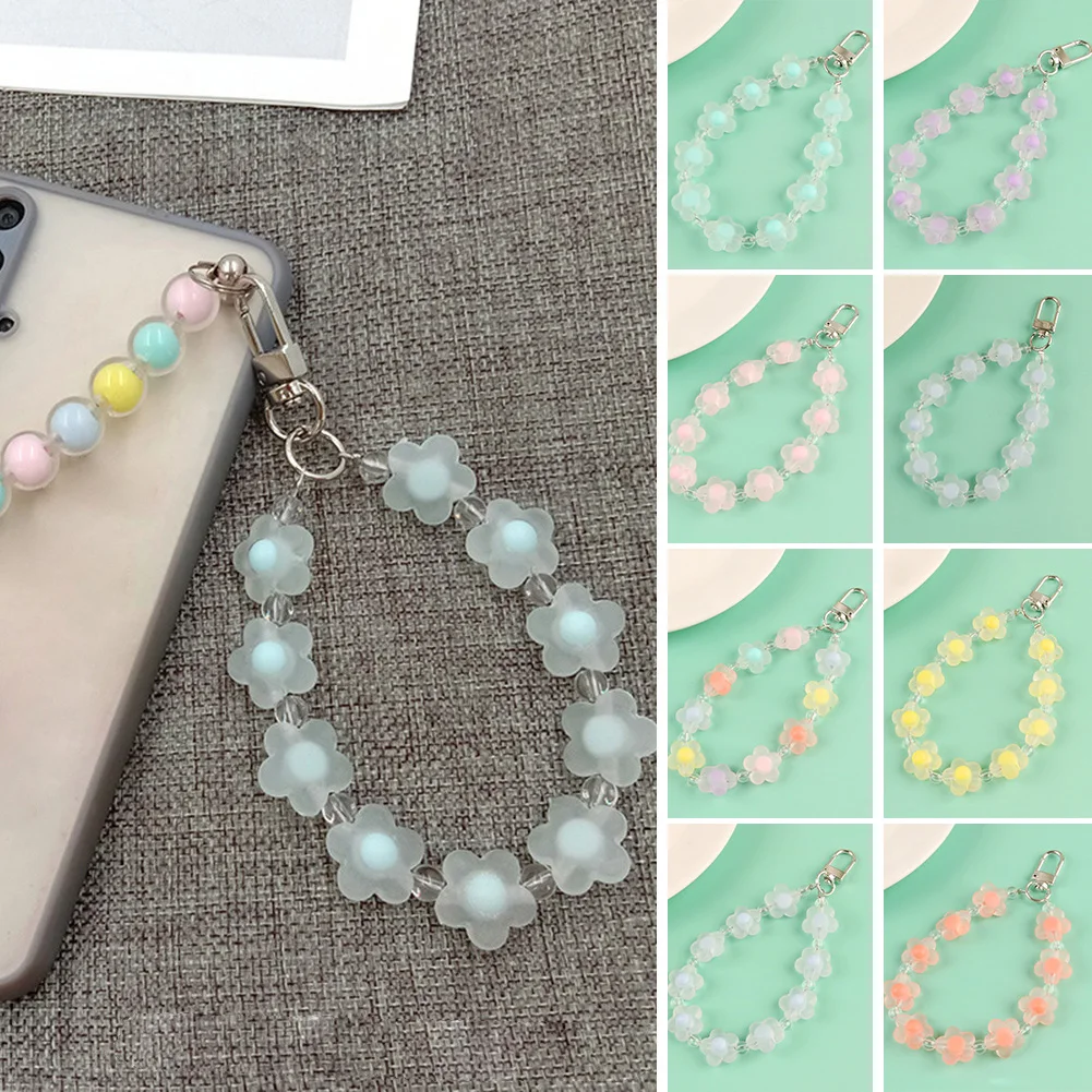 

1 шт., женский брелок с бусинами, в виде цветка