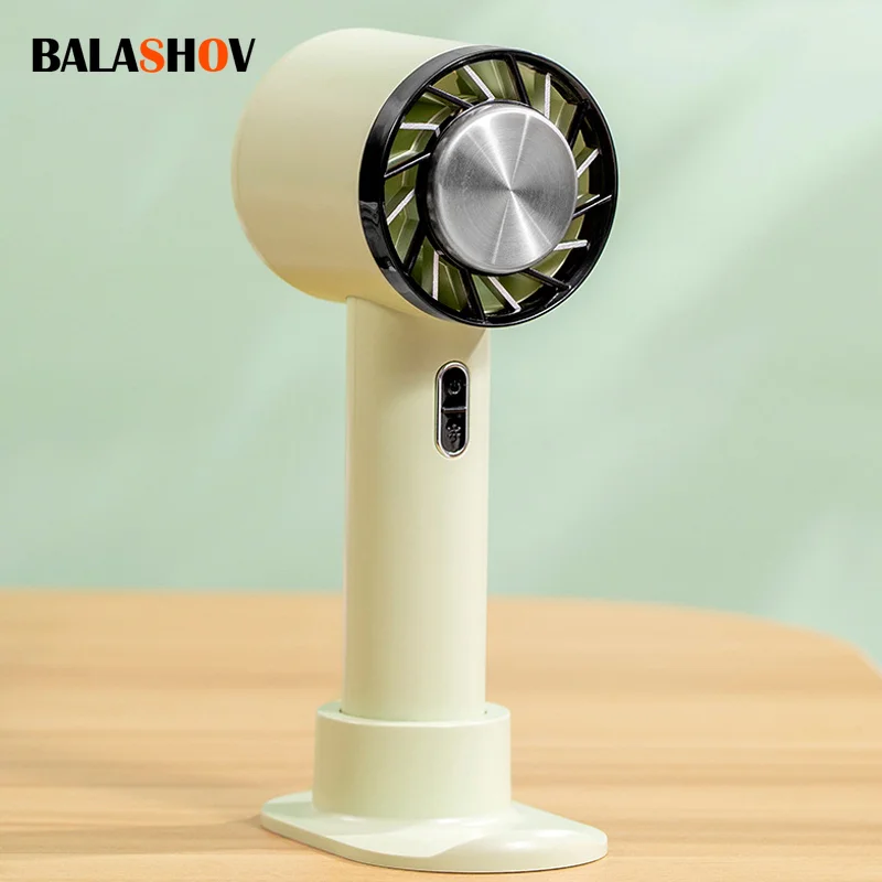 

Mini Portable Fans Home Wireless USB Air Conditioner Handheld Fashion Outdoor 2200mAh Battery Rechargeable Cold Compress Fans