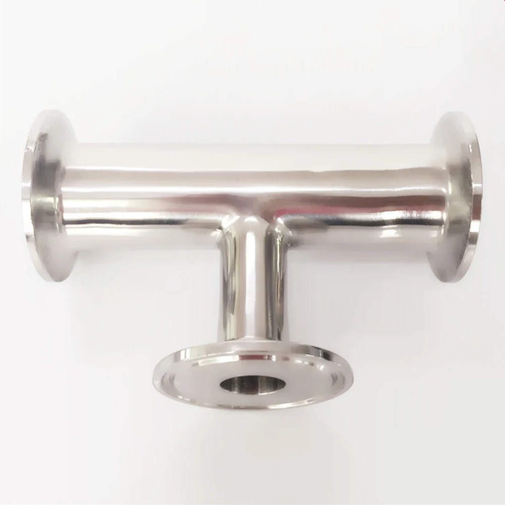 

51mm Pipe OD x 19/25/32/38mm x 2" x 1.5" Tri Clamp Reducer Tee 3 Way SUS 304 Stainless Sanitary Fitting Homebrew Beer Wine