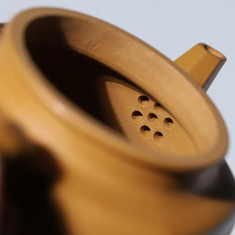 Высокое качество шестиугольный меч Liude Zhong Pot Yixing глиняный чайник ручной работы