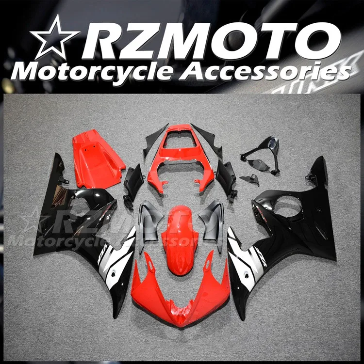 

New ABS Whole Fairings Kit Fit for YAMAHA YZF- R6 03 04 05 R6s 2003 2004 2005 Bodywork Set Red Black