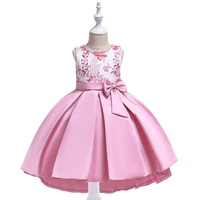 girls bridesmaid dresses embroidered gown for kids party wedding communion lush birthday costume child princess cocktail dress