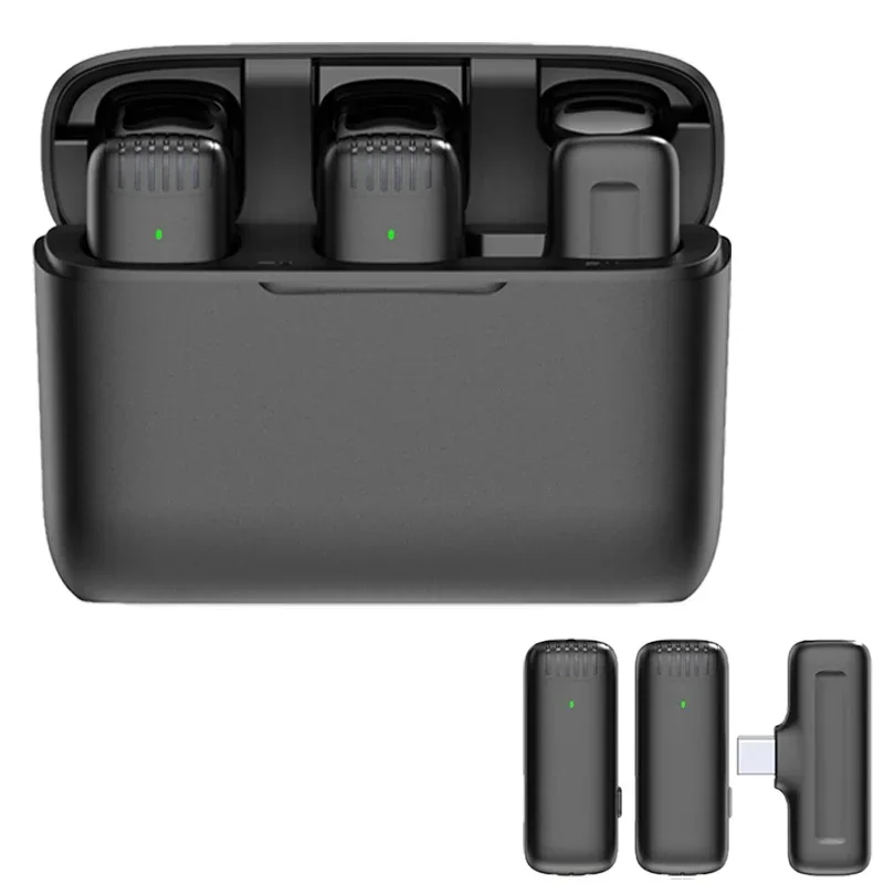 Беспроводной петличный микрофон J13 Type C 2 4 ГГц для iPhone Android