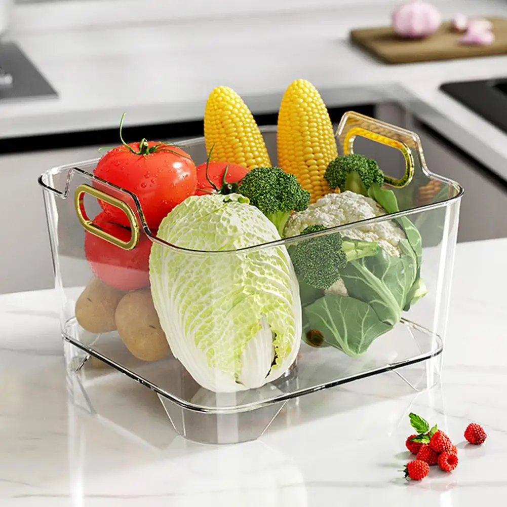 

Large Opening Lightweight Drain Basket Bowl Washing Storage Basket for Kitchen