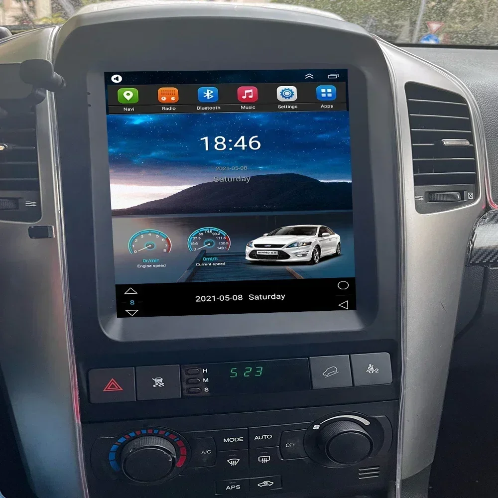 Автомобильное радио Tesla для Chevrolet Captiva 2006-2012 Android 13 мультимедиа 4G GPS-навигация