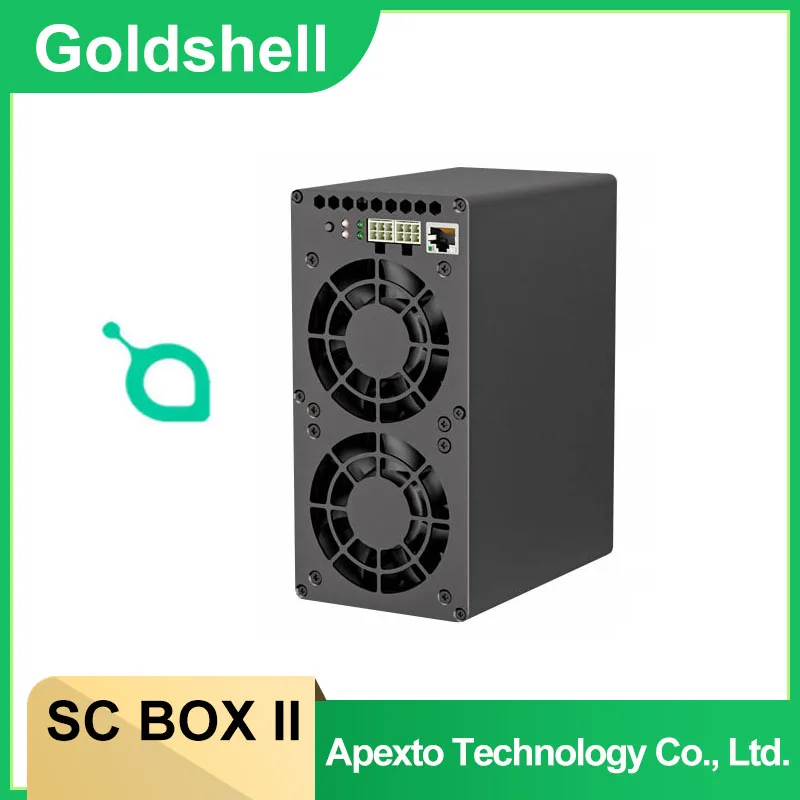 

Новинка, Майнер Goldshell SC Box II Siacoin ASIC 1,45 T 260 Вт или 1,9 Т 400 Вт без блока питания