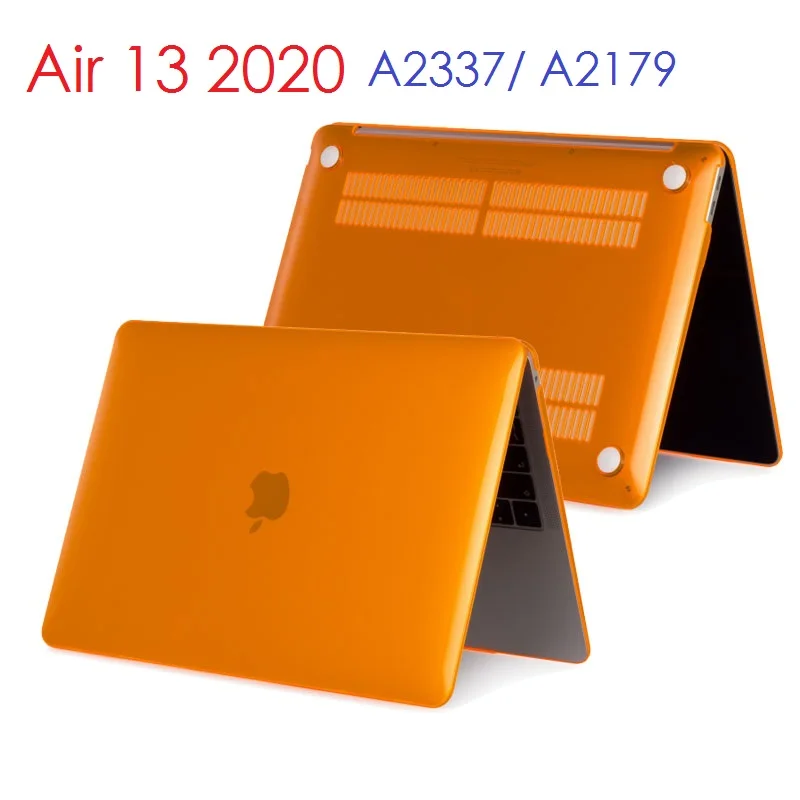 Прозрачный чехол из ПВХ для Macbook Air 13 2020 M1 Chip A2337/A2179 ноутбука жесткий защитный -