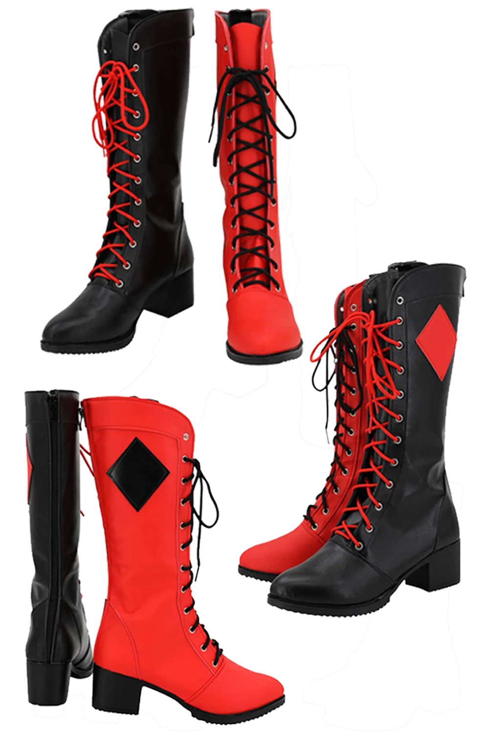 Маскировка Quinzel обувь для ролевых игр ботинки 2024 аксессуары костюмов суперзлодей