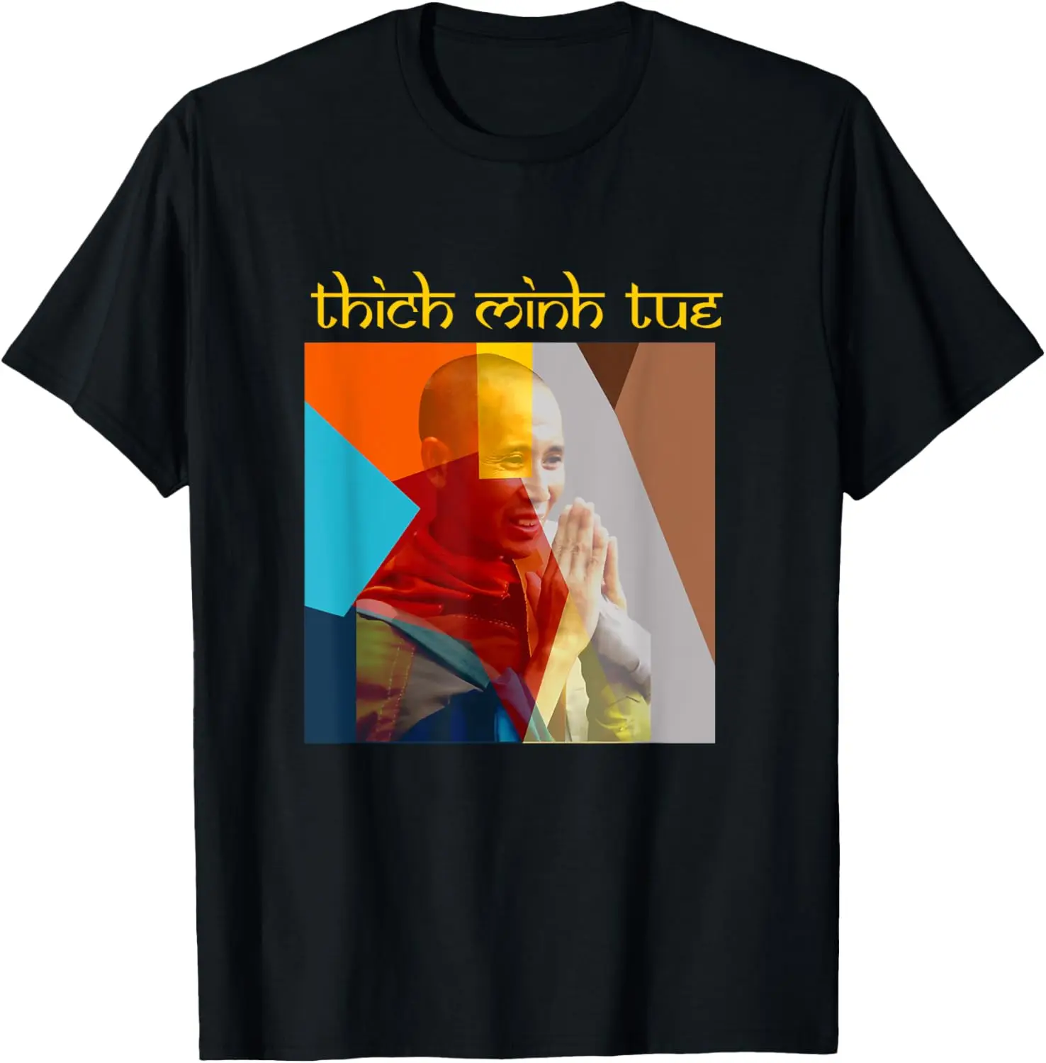 Вьетнамская движущаяся футболка Thich Minh Tue Buddha Monks